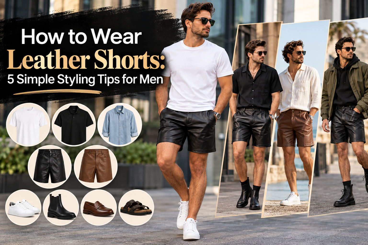 How to Wear Leather Shorts: 5 Simple Styling Tips for Men