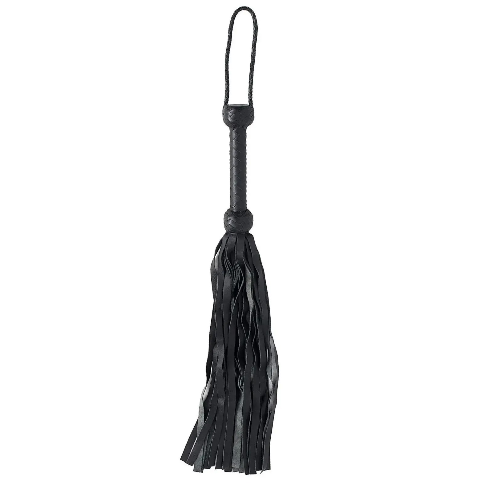 Cowhide Black Leather Flogger – 100 Falls Flogger Whip | The Leather Tanners — photo 1