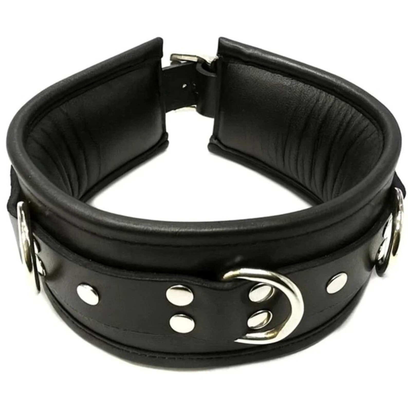 Leather Pet Play Neck Collar — photo 1