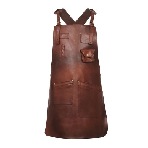 Leather Full Body Welders Welding Apron Carpenters Blacksmith Safety Apron  — photo 1