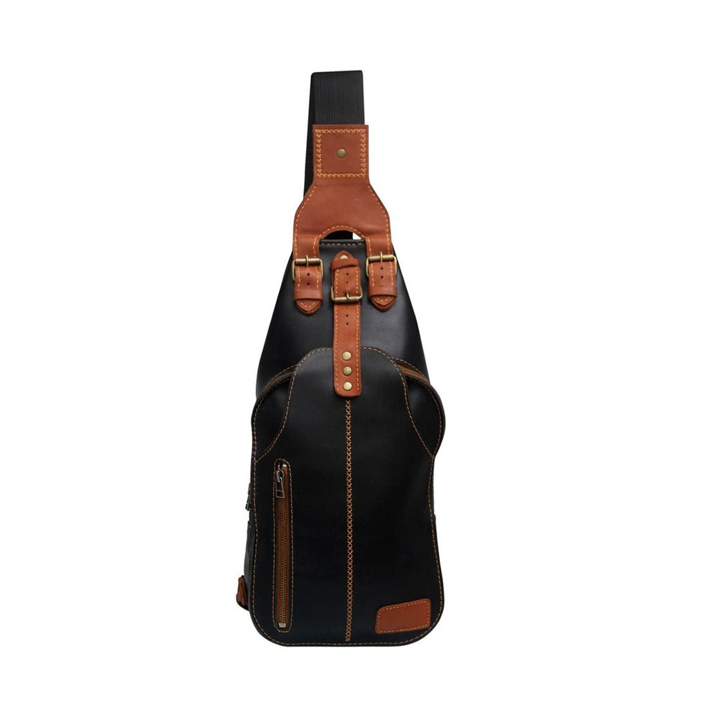 Genuine Leather Crossbody Sling bag — photo 1