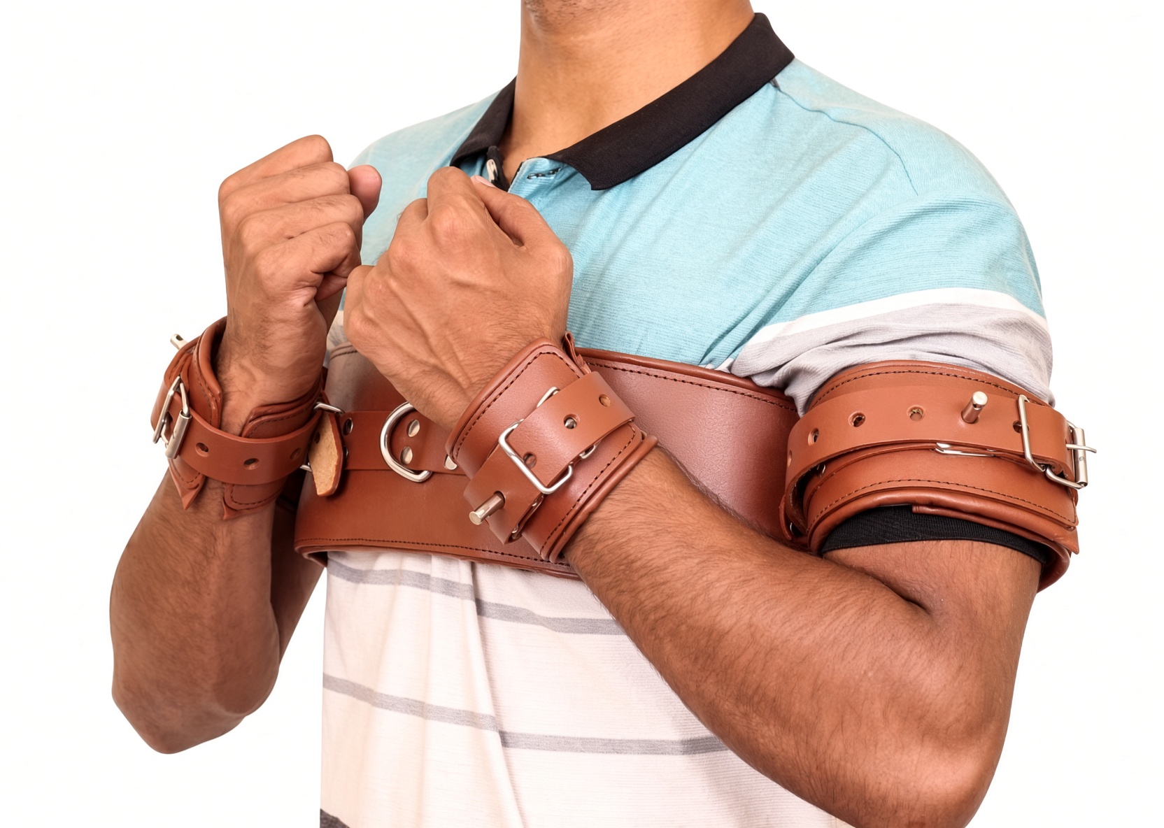 Premium Leather Binder for Wrist and chest